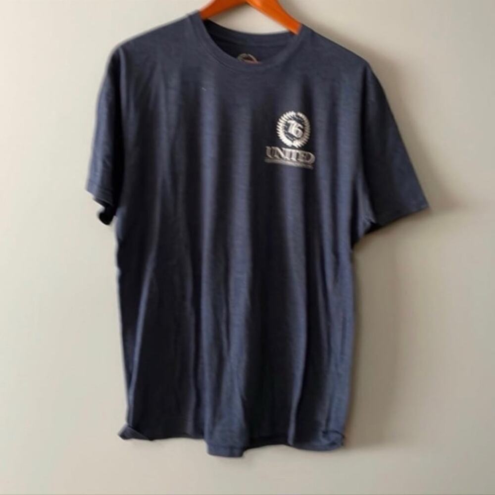 Adult Size XL US 76 Liberty Shirt Blue Super soft 100% cotton  Great condition